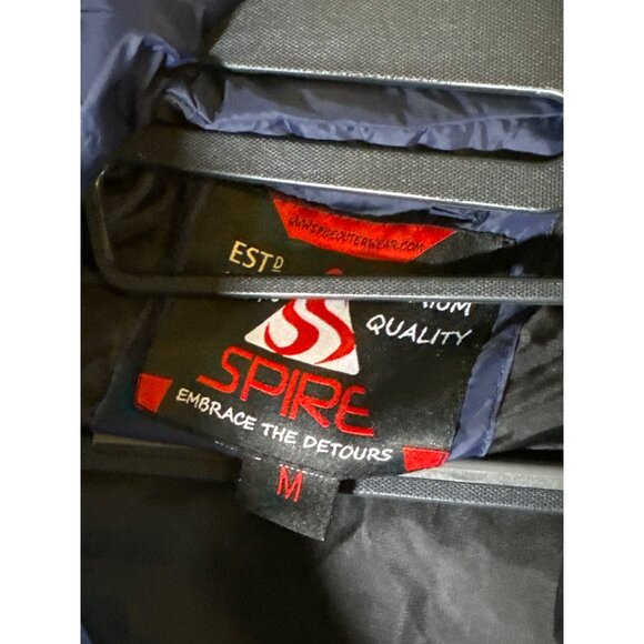 Sapire by Galaxy Men's Heavyweight Quilted Hooded Puffer Coat Bubble Size M, NWT - Picture 3 of 6